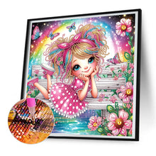 Load image into Gallery viewer, Diamond Painting - Partial Special Shaped - Cute Kids (30*30CM)
