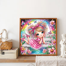 Load image into Gallery viewer, Diamond Painting - Partial Special Shaped - Cute Kids (30*30CM)
