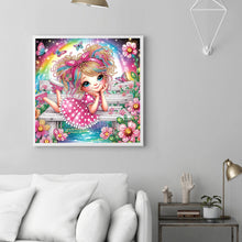 Load image into Gallery viewer, Diamond Painting - Partial Special Shaped - Cute Kids (30*30CM)
