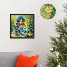 Load image into Gallery viewer, Diamond Painting - Partial Special Shaped - Cute Kids (30*30CM)

