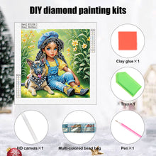 Load image into Gallery viewer, Diamond Painting - Partial Special Shaped - Cute Kids (30*30CM)
