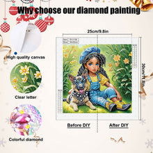 Load image into Gallery viewer, Diamond Painting - Partial Special Shaped - Cute Kids (30*30CM)
