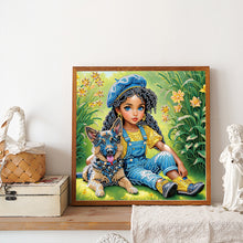 Load image into Gallery viewer, Diamond Painting - Partial Special Shaped - Cute Kids (30*30CM)
