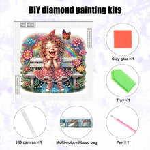 Load image into Gallery viewer, Diamond Painting - Partial Special Shaped - Cute Kids (30*30CM)
