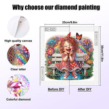 Load image into Gallery viewer, Diamond Painting - Partial Special Shaped - Cute Kids (30*30CM)
