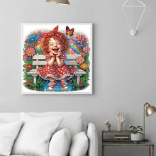 Load image into Gallery viewer, Diamond Painting - Partial Special Shaped - Cute Kids (30*30CM)
