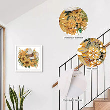 Load image into Gallery viewer, Diamond Painting - Partial Special Shaped - Flower Cowboy Hat (30*30CM)
