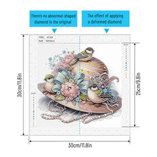 Load image into Gallery viewer, Diamond Painting - Partial Special Shaped - Flower Hat (30*30CM)
