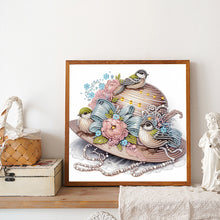 Load image into Gallery viewer, Diamond Painting - Partial Special Shaped - Flower Hat (30*30CM)
