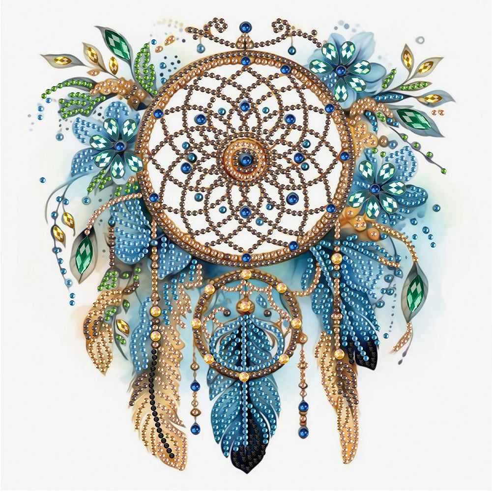 Diamond Painting - Partial Special Shaped - Dream Catcher (30*30CM)