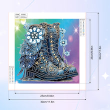 Load image into Gallery viewer, Diamond Painting - Partial Special Shaped - Flower Boots (30*30CM)

