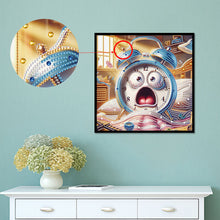 Load image into Gallery viewer, Diamond Painting - Partial Special Shaped - Funny Alarm Clock (30*30CM)
