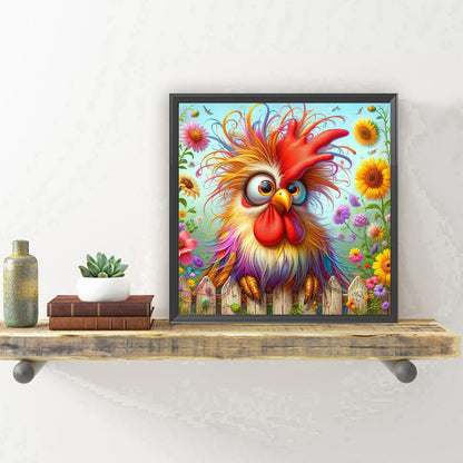 Diamond Painting - Full Round - Easter Rooster (30*30CM)