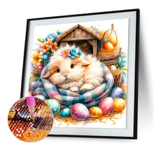 Load image into Gallery viewer, Diamond Painting - Full Round - Easter White Rabbit Eggs (30*30CM)
