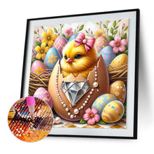 Load image into Gallery viewer, Diamond Painting - Full Round - Easter Cracked Yellow Chicken Eggs (30*30CM)
