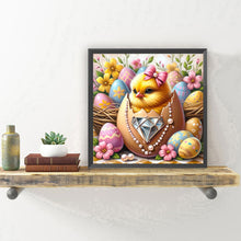 Load image into Gallery viewer, Diamond Painting - Full Round - Easter Cracked Yellow Chicken Eggs (30*30CM)
