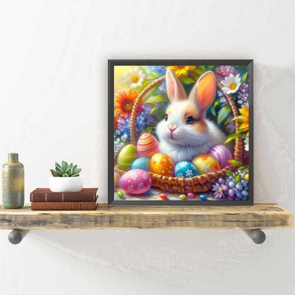 Diamond Painting - Full Round - Easter Bunny Eggs (30*30CM)