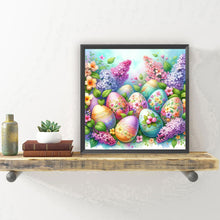 Load image into Gallery viewer, Diamond Painting - Full Round - Easter Lavender Eggs (30*30CM)
