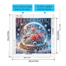 Load image into Gallery viewer, Diamond Painting - Partial Special Shaped - Crystal Ball Flower (30*30CM)
