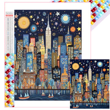 Load image into Gallery viewer, Diamond Painting - Full Square - Night city (40*50CM)
