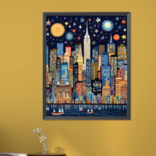 Load image into Gallery viewer, Diamond Painting - Full Square - Night city (40*50CM)
