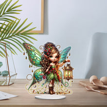 Load image into Gallery viewer, PET Elf Girl Desktop Diamond DIY Kits Diamond Painting Desktop Ornament for Home
