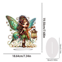 Load image into Gallery viewer, PET Elf Girl Desktop Diamond DIY Kits Diamond Painting Desktop Ornament for Home
