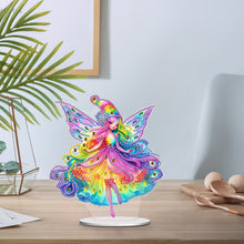 Load image into Gallery viewer, PET Elf Girl Desktop Diamond DIY Kits Diamond Painting Desktop Ornament for Home

