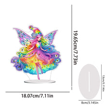 Load image into Gallery viewer, PET Elf Girl Desktop Diamond DIY Kits Diamond Painting Desktop Ornament for Home
