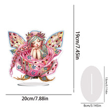 Load image into Gallery viewer, PET Elf Girl Desktop Diamond DIY Kits Diamond Painting Desktop Ornament for Home
