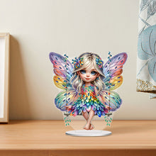 Load image into Gallery viewer, PET Elf Girl Desktop Diamond DIY Kits Diamond Painting Desktop Ornament for Home
