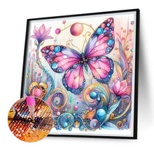 Load image into Gallery viewer, Diamond Painting - Full Square - Pink butterfly (30*30CM)
