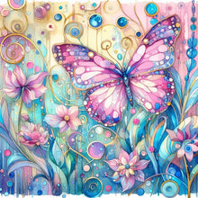 Load image into Gallery viewer, Diamond Painting - Full Square - Pink butterfly (30*30CM)
