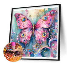 Load image into Gallery viewer, Diamond Painting - Full Square - Pink butterfly (30*30CM)
