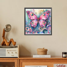 Load image into Gallery viewer, Diamond Painting - Full Square - Pink butterfly (30*30CM)
