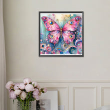 Load image into Gallery viewer, Diamond Painting - Full Square - Pink butterfly (30*30CM)
