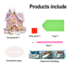 Load image into Gallery viewer, Candy House Acrylic Special Shape Desktop Diamond Art Kits for Home Office Decor
