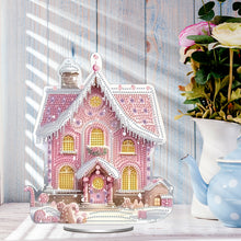 Load image into Gallery viewer, Candy House Acrylic Special Shape Desktop Diamond Art Kits for Home Office Decor
