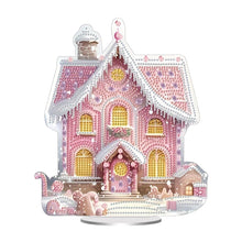 Load image into Gallery viewer, Candy House Acrylic Special Shape Desktop Diamond Art Kits for Home Office Decor
