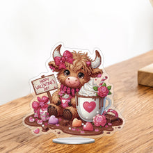 Load image into Gallery viewer, Candy House Acrylic Special Shape Desktop Diamond Art Kits for Home Office Decor
