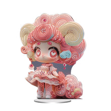 Load image into Gallery viewer, Candy House Acrylic Special Shape Desktop Diamond Art Kits for Home Office Decor
