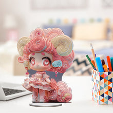 Load image into Gallery viewer, Candy House Acrylic Special Shape Desktop Diamond Art Kits for Home Office Decor
