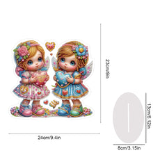 Load image into Gallery viewer, Candy House Acrylic Special Shape Desktop Diamond Art Kits for Home Office Decor
