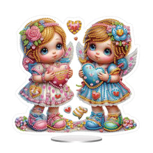 Load image into Gallery viewer, Candy House Acrylic Special Shape Desktop Diamond Art Kits for Home Office Decor
