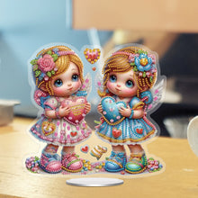 Load image into Gallery viewer, Candy House Acrylic Special Shape Desktop Diamond Art Kits for Home Office Decor
