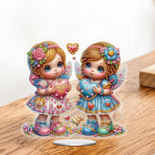 Load image into Gallery viewer, Candy House Acrylic Special Shape Desktop Diamond Art Kits for Home Office Decor
