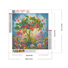 Load image into Gallery viewer, Diamond Painting - Full Round - Flower Strawberry (30*30CM)
