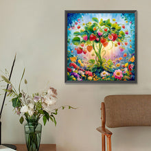 Load image into Gallery viewer, Diamond Painting - Full Round - Flower Strawberry (30*30CM)
