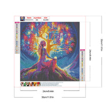 Load image into Gallery viewer, Diamond Painting - Full Round - World Tree And Girl (30*30CM)
