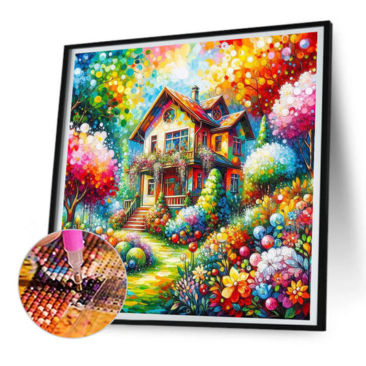 Diamond Painting - Full Round - Flower Cottage (30*30CM)